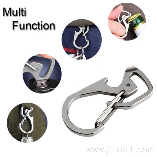 Keyholder for Dog Leash Ultralight Titanium Carabiner